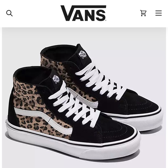 VANS  SK8 HI SHOES Men’s size 8.5 W-SIZE 10 🐆🍁🍂🐯NEW⭐️ - Picture 7 of 7